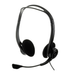 Logitech PC 960 stereo headset fekete