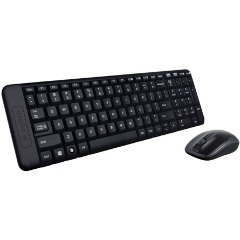 Logitech MK220 vezeték nélküli magyar billentyűzet + egér fekete Logitech MK220 vezeték nélküli magyar billentyűzet + egér fekete