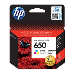 HP CZ102AE (650) háromszínű tintapatron