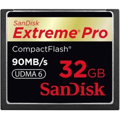 Sandisk 32GB Extreme Pro Compact Flash memóriakártya