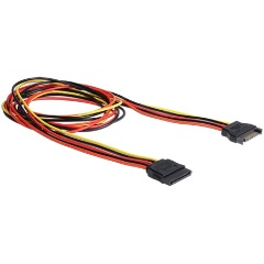 Delock SATA Power 15pin M/F tápkábel 1m