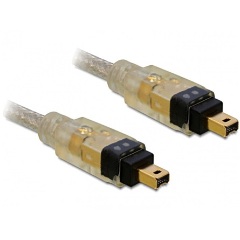 Delock Firewire 4pin M/M adatkábel 1m