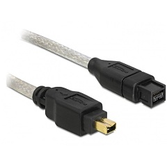 Delock Firewire 9pin -> Firewire 4pin M/M adatkábel 3m fekete