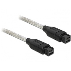 Delock Firewire 9pin M/M adatkábel 1m fekete