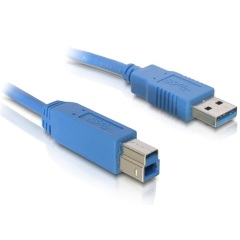 Delock USB-A 3.0 -> USB-B 3.0 M/M adatkábel 3m