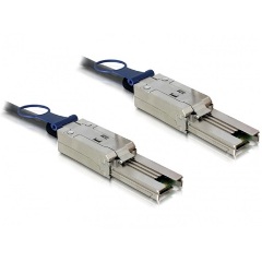 Delock SAS mini SFF-8088  M/M adatkábel 1m fekete