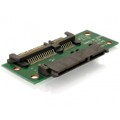 Delock SATA 22pin M/F adapter