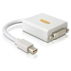 Delock Displayport mini -> DVI-I M/F adapter 0.2m fehér