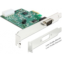 Delock PCI-E x1 - soros port IO vezérlő