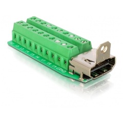 Delock HDMI -> Terminal block 20pin F/F adapter