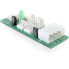 Delock Molex Power 4pin -> Power 3pin M/M adapter Distribution Board 5V/12V