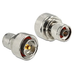 Delock N -> 7/16 M/M adapter nikkel