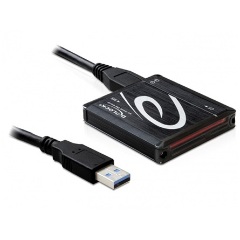 Delock USB 3.0 All-in-1 kártyaolvasó fekete