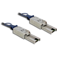 Delock SAS mini SFF-8088  M/M adatkábel 2m fekete