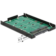 Delock 2db M.2 NGFF -> SATA3 F/M konverter RAID 0, 1, JBOD