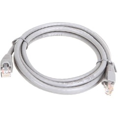 OEM RJ45 CAT6 UTP - RJ45 CAT6 UTP M/M adatkábel 2m szürke LSOH