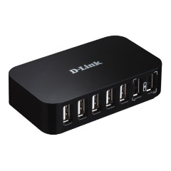 D-Link DUB-H7/E 7 portos USB2.0 HUB táppal