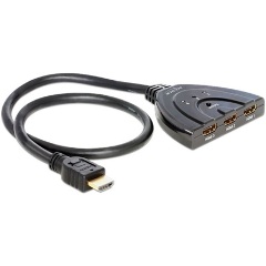 Delock 3 portos HDMI switch kétirányú