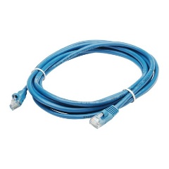 LogiLink RJ45 CAT5e F/UTP M/M adatkábel 7.5m AWG26 kék