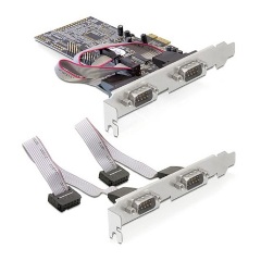 Delock PCI-E x1 - 4 soros port IO vezérlő
