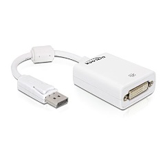 Delock Displayport -> DVI-I M/F adapter fehér