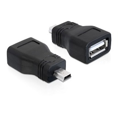 Delock USB-A 2.0 -> USB-B 2.0 mini 5pin F/M adapter