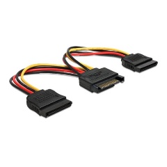 Delock SATA Power -> 2 SATA Power M/F adapter