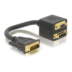 Delock DVI-I -> DVI-I VGA M/F adapter