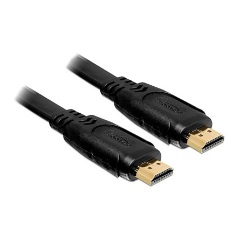 Delock HDMI 1.4 - HDMI 1.4 M/M video kábel 3m lapos kábel