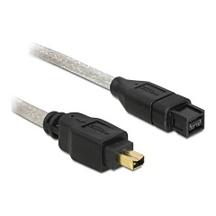 Delock Firewire 9pin -> Firewire 4pin M/M adatkábel 1m fekete