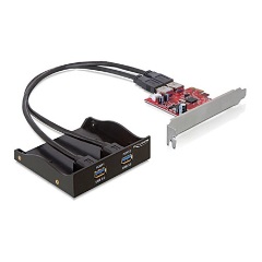 Delock USB3.0 - 2 portos + Front Panel multi IO vezérlő