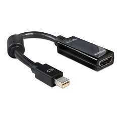 Delock Displayport mini -> HDMI M/F adapter fekete