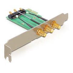 Delock PCI Express Card > Mini PCI Express + 3 RP-SMA Ports