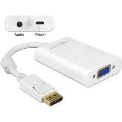 Delock Displayport mini -> HDMI M/M video jelkábel 1m fekete