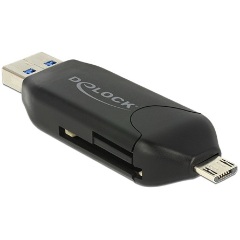 Delock USB OTG SD/MicroSD kártyaolvasó