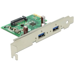 Delock PCI-E x1 2 portos USB3.0 IO vezérlő