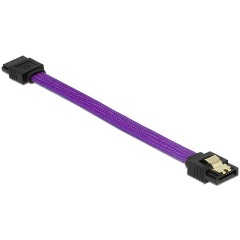 Delock SATA 3 F/F adatkábel 0.1m Premium lila