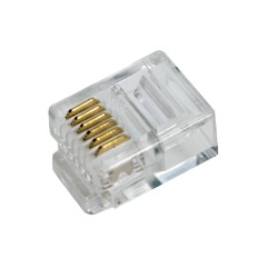 LogiLink RJ10 (4P4C) csatlakozó dugó 100db