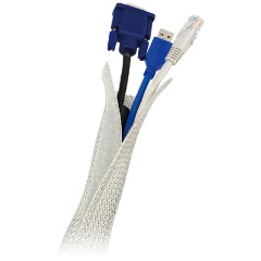 LogiLink flexibilis kábelburkolat 1,8m fehér