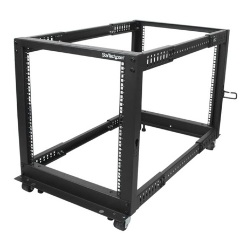 StarTech 12U 19" rack keret fekete