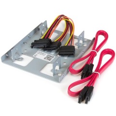 StarTech Dual 2.5" SATA beépítő keret 2.5"->3.5" +SATA kábelek