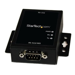 StarTech Serial RS-232 -> Serial RS-422/485 F/M konverter 15KV ESD Protection fekete