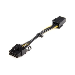 StarTech Power 6pin -> Power 8pin EPS F/M tápkábel 0.15m
