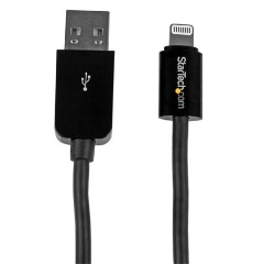 StarTech Lightning -> USB-A 2.0 M/M adatkábel 3m fekete