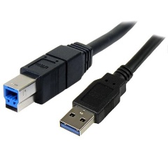 StarTech USB-A 3.0 -> USB-B 3.0 M/M adatkábel 1m kék