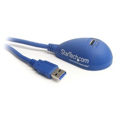 StarTech USB 3.0 A M/F adatkábel hosszabbító 1.5m kék asztali