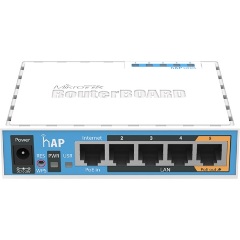 MikroTik hAP RB951Ui-2nD RouterOS L4 64MB RAM, 5xLAN, 2.4GHz 802.11b/g/n, 1xPoE