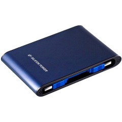 Silicon Power Armor A80 2TB USB3.0 2,5" vízálló külső HDD kék