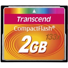 Transcend 2GB 133x Compact Flash memóriakártya