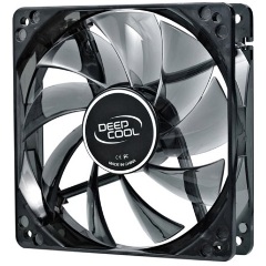 DeepCool Cooler 12cm - WIND BLADE 120 (26,6dB; max. 91,15 m3/h; 3pin csatlakozó; ház hűtésre, kék LED)